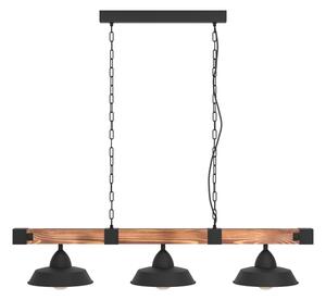 Eglo 44086 - Candelabru OLDBURY pe lanț, 3xE27/60W/230V