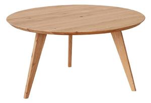 Masă stejar masiv Cafea Oscar Rotundă - ⌀70cm