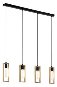 Eglo 44053 - Lustră suspendată pe cablu LITTLETON 4xE27/60W/230V
