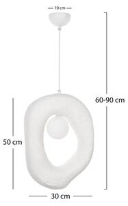 Brilagi - Pendul pe cablu WABI SABI 1xG9/8W/230V, alb
