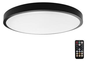 Plafonieră LED cu senzor pentru baie LED/24W/230V IP44 4000K d. 35 cm + telecomandă