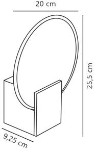 Aplică LED dimabilă pentru baie Nordlux HESTER LED/9,5W/230V alb