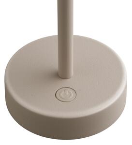 Nordlux - Lampă de birou LED reîncărcabilă, cu reglaj al intensității ELLEN LED/2,8W/3,7V IP44 bej