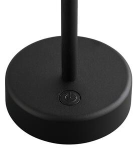 Nordlux - Lampă de birou reîncărcabilă LED ELLEN, dimabilă, 2,8W/3,7V, IP44, neagră