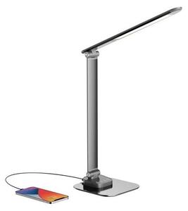 Lampă LED dimabilă de masă cu USB LED/7,5W/230V 3000K/4000K/5500K antracit