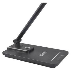 Lampă LED dimabilă de masă cu USB LED/9W/230V 3000K/4000K/5500K negru