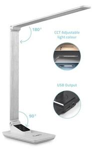 Lampă LED dimabilă de masă cu USB LED/7W/230V 3000K/4000K/5500K alb