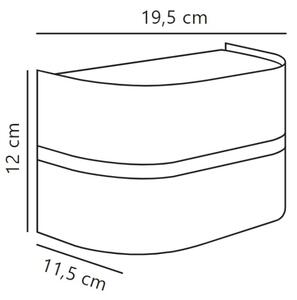 Aplică de exterior Nordlux SIBELIS 1xE27/10W/230V IP44 maro