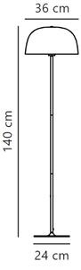 Lampadar Nordlux CERA 1xE27/60W/230V auriu
