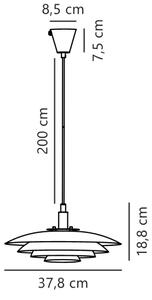 Lustră pe cablu Nordlux BRETAGNE 1xG9/25W/230V antracit