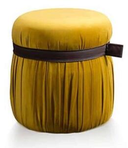 Taburet lemn masiv Tod, 42 × 40 × 42 cm - Ø40 x H42 cm