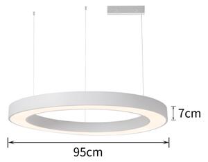 Lustră LED dimabilă Immax NEO 07214L PASTEL LED/68W/230V alb 95cm Tuya + telecomandă