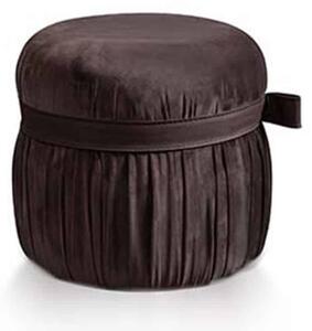 Taburet lemn masiv Tod, 42 × 40 × 42 cm - Ø40 x H42 cm