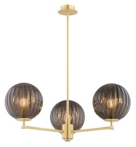 Lustră pe tijă Argon 6310 PALOMA 3xE14/7W/230V auriu/negru