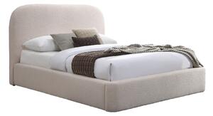 Pat Comfivo 443Dublu, Maro deschis, 160x200, Tapiterie, Somiera pat, 184x224x120cm