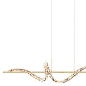 Lustră LED pe cablu Zuma Line MD3170-1-3GT ATHESA LED/24,5W/230V 2700-6000K + telecomandă