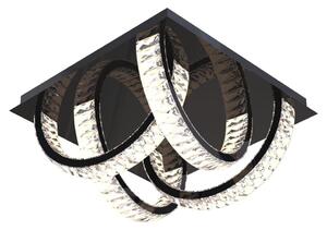 Plafonieră LED Zuma Line MX3274-4-3BCT TULA LED/23,5W/230V negru