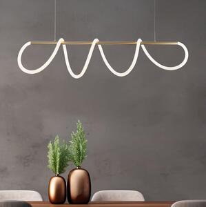 Lustră LED pe cablu Zuma Line 20006PM-GD BALBO LED/45W/230V 3000/4000/6000K