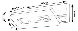 Aplică LED pentru baie Rabalux 75019 BLAS LED/15W/230V 4000K
