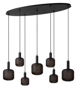 Lustră pe cablu Lucide 45405/07/30 ELOISE 7xE27/40W/230V negru