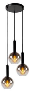 Lustră pe cablu Lucide 45402/13/30 MARIUS 3xE27/40W/230V negru