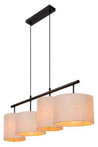 Lustră pe cablu Lucide 45409/04/38 MAYA 4xE27/40W/230V crem