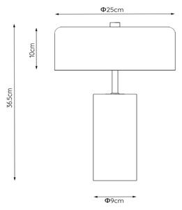 Lampă de masă Lucide 34540/03/31 MIRASOL 3xG9/7W/230V alb/auriu