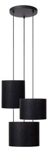 Lustră pe cablu Lucide 45409/13/30 MAYA 3xE27/40W/230V negru