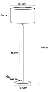 Lampadar Lucide 45709/81/38 MAYA 1xE27/40W/230V crem
