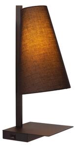 Lampă dimabilă de masă Lucide 30295/01/30 GREGORY 1xE27/60W/230V USB negru