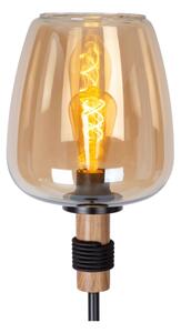 Lampadar Lucide 45708/01/62 ILONA 1xE27/40W/230V negru/bej