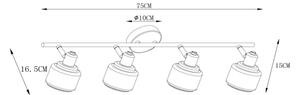 Spot Lucide 77979/04/02 BJORN 4xE14/40W/230V auriu