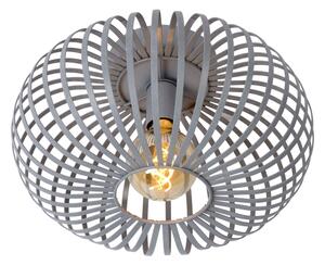 Plafonieră Lucide 78174/40/33 MANUELA 1xE27/60W/230V d. 39,5 cm gri