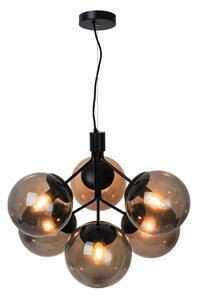 Lustră pe cablu Nordlux IVONA 6xE27/28W/230V negru