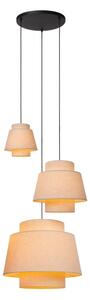 Lustră pe cablu Lucide 21435/13/38 TRIBUTE 3xE27/40W/230V crem