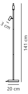Lampadar LED dimabil Nordlux OMARI 2xLED/3,2W/230V alb
