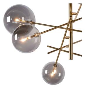 Lustră LED pe tijă Lucide 46417/06/10 ALARA 6xG4/1,5W/230V auriu