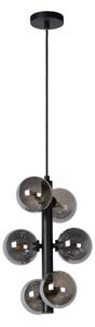Lustră pe cablu Lucide 45474/06/30 TYCHO 6xG9/28W/230V negru