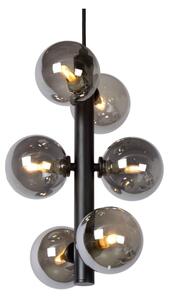 Lustră pe cablu Lucide 45474/06/30 TYCHO 6xG9/28W/230V negru
