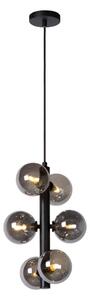Lustră pe cablu Lucide 45474/06/30 TYCHO 6xG9/28W/230V negru