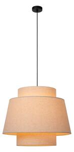 Lustră pe cablu Lucide 21435/60/38 TRIBUTE 1xE27/40W/230V crem