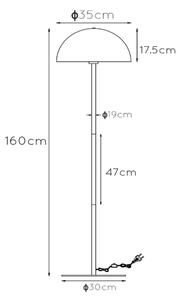Lampadar Lucide 45796/01/44 SIEMON 1xE27/40W/230V portocaliu