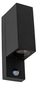 Corp de iluminat de exterior cu senzor Lucide 69802/02/30 ZARO 2xGU10/7W/230V IP65 negru