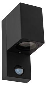 Corp de iluminat de exterior cu senzor Lucide 69802/01/30 ZARO 1xGU10/7W/230V IP65 negru