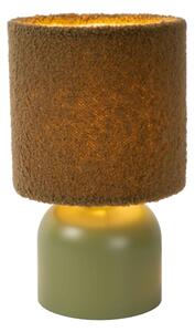 Lampă de masă Lucide 10516/01/33 WOOLLY 1xE14/40W/230V verde