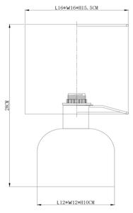 Lampă de masă Lucide 10516/01/44 WOOLLY 1xE14/40W/230V portocaliu