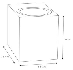 Aplică de exterior Lucide 69800/01/30 ZARO 1xGU10/35W/230V IP44 negru