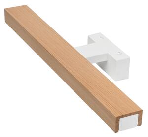 Aplică LED pentru oglindă de baie Brilagi WOODY MIRROR LED/8W/230V IP44 stejar/alb
