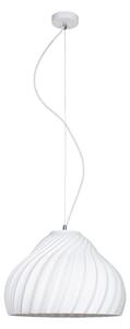 Lustră pe cablu SILVO 1xE27/60W/230V d. 38 cm alb