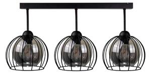 Lustră aplicată SOLO BLACK 3xE27/60W/230V